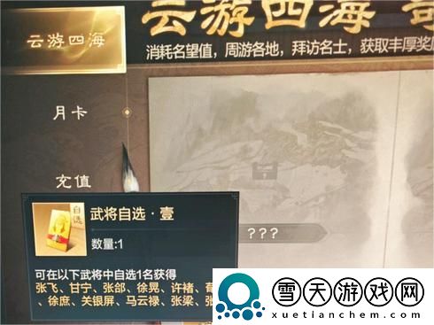 三国谋定天下云游四海怎么玩